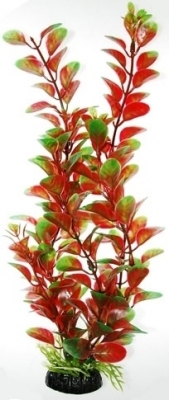 Sztuczna roślina akwariowa Ludwigia czerwono-zielona 40cm HAILEA